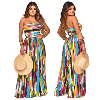 长裤套装女装抹胸+长裤套装