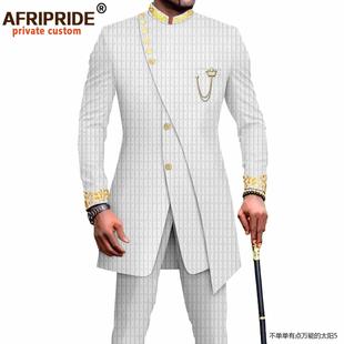 定制 非洲风情男士修身两件套african clothes for men 2316017