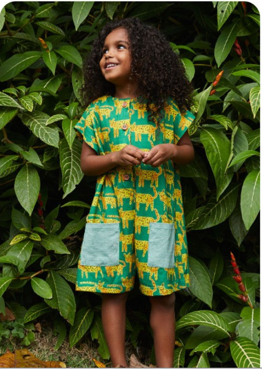 短袖印花连体裤Africanclothes