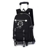 6年级减 初中生六轮爬楼梯拉杆书包小学生男孩2 自然鱼 ZIRANYU