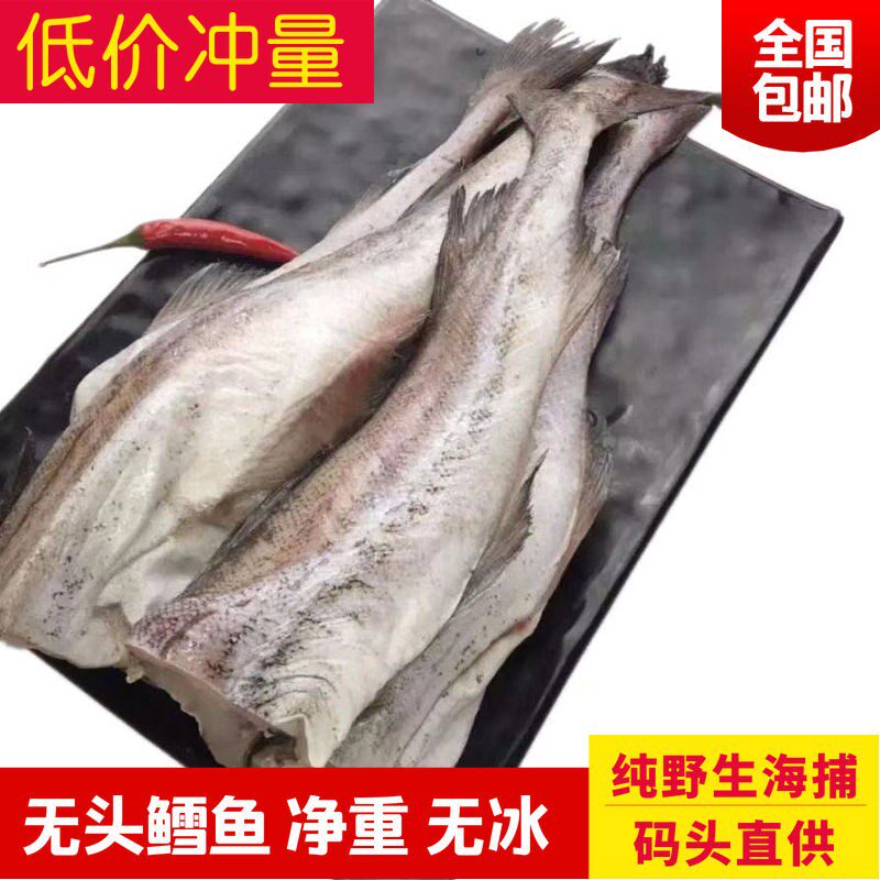 鲜鳕鱼10斤无头明太鱼鲜活海鲜水产宝宝辅食深海鱼大棒鱼柴鱼顺丰