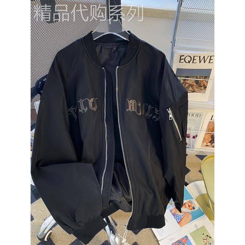 UASK飞行员夹克外套男春秋季2025新款高端刺绣休闲男士棒球服上衣