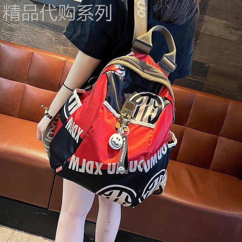 法国ZAMP专柜正品笑脸洋气双肩背包时尚书包休闲百搭大容量旅行包