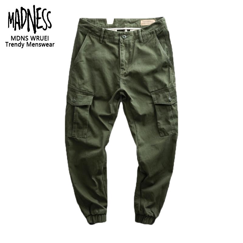 MADNESS MDNS WRUEI JOGGER PANTS 余文乐潮牌工装裤休闲束脚裤男
