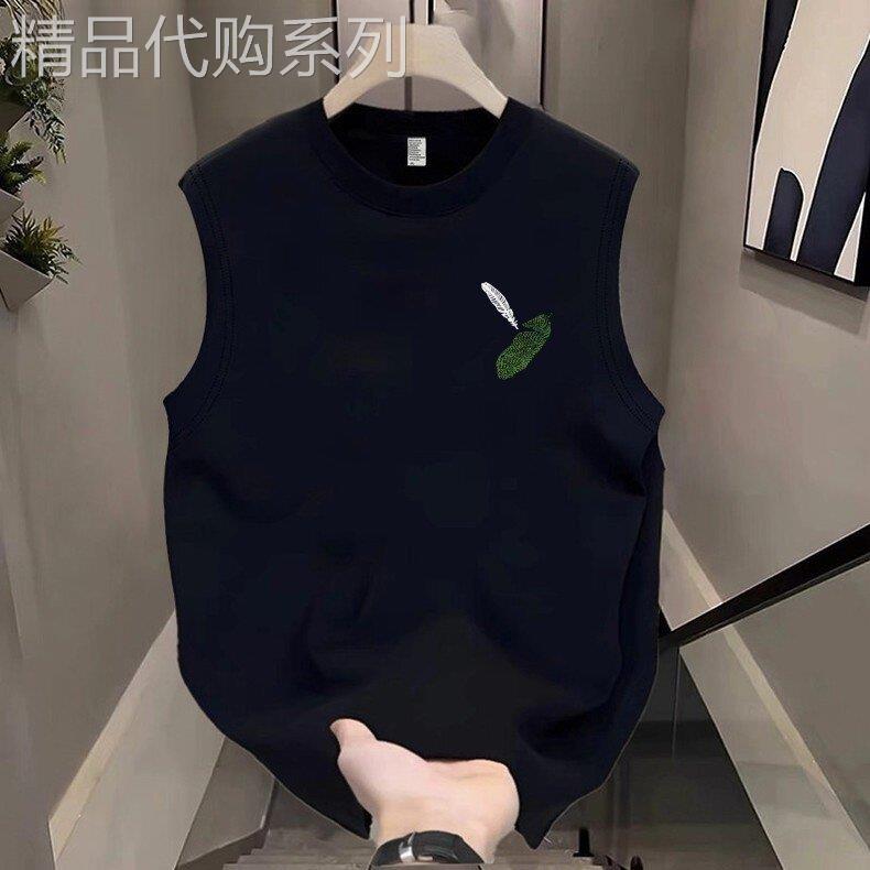 出口美国Chrisma Katch~坎肩背心男夏休闲运动纯棉宽松无袖T恤