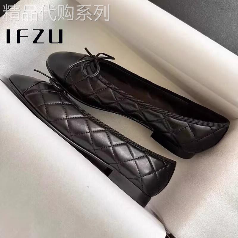 真皮法式平底单鞋女夏季2026新款蝴蝶结芭蕾软底瓢鞋圆头浅口船鞋