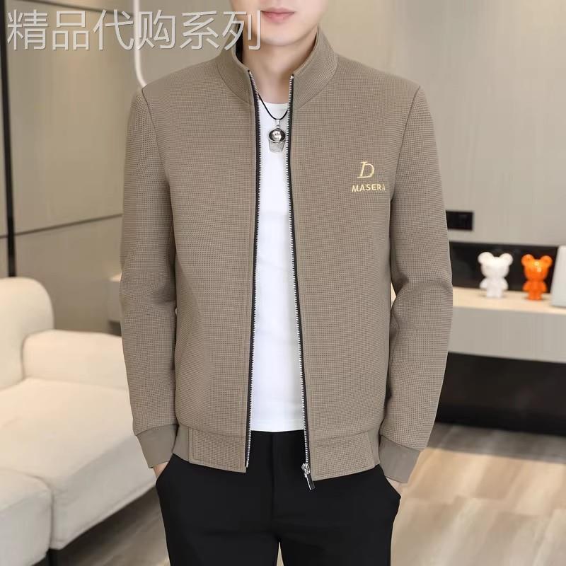 潮牌外套男春秋季男士休闲夹克新款潮流青年短款风衣高端翻领上衣