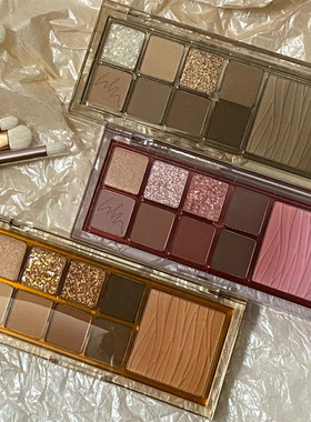 DIKALU正品乌托邦九色眼影盘唯可魅同款Mix Blurring珠光哑光腮红