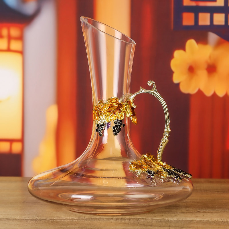 水晶玻璃红酒醒酒器家用分酒壶