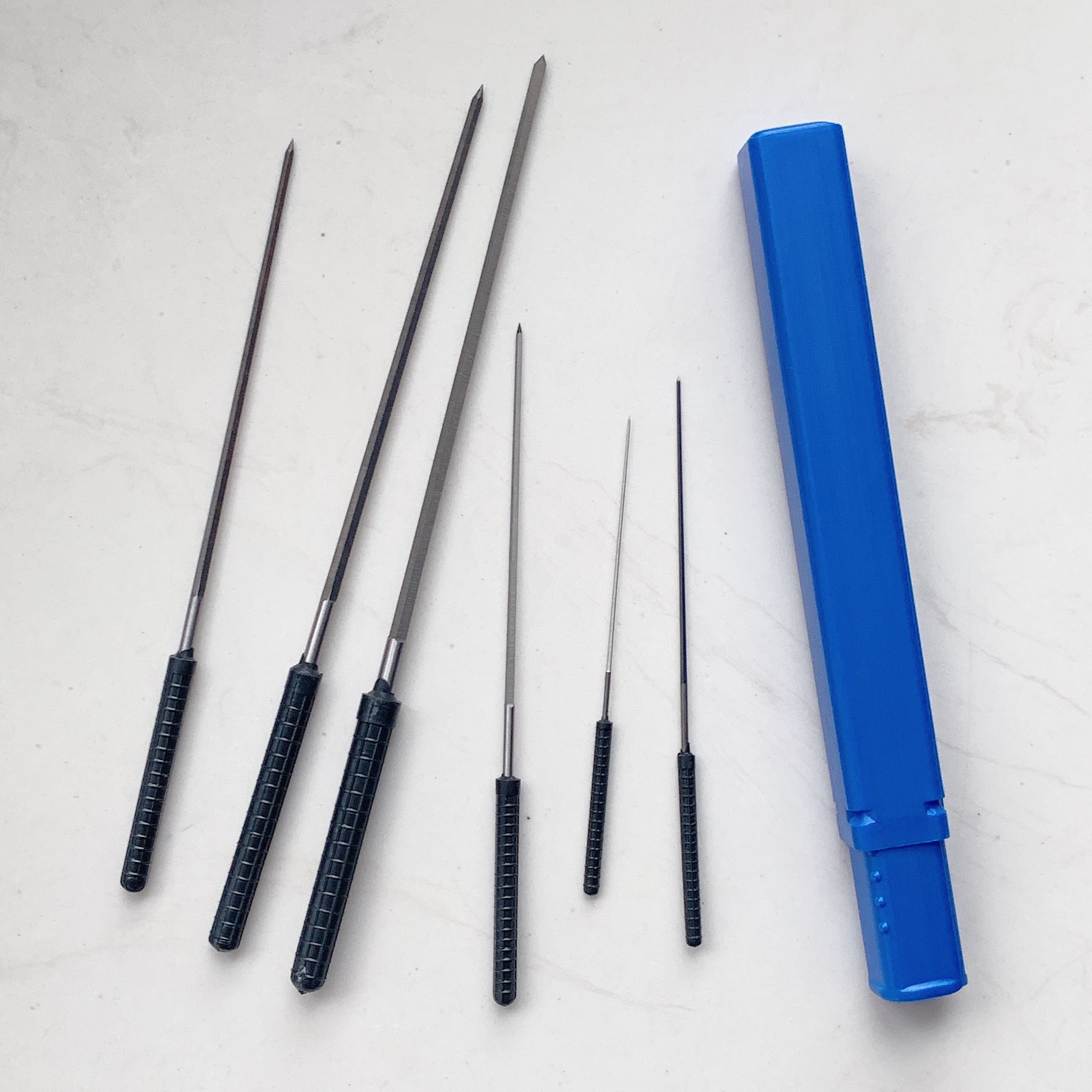 修表工具 瑞士msa02.152   六支筒装拧针0.7-3.0mm