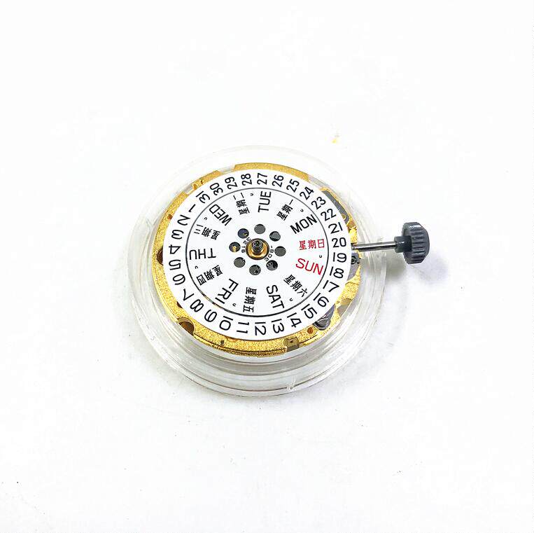 手表配件 美优达机芯 MIYOTA 8200 机芯 金机 正品 双日历