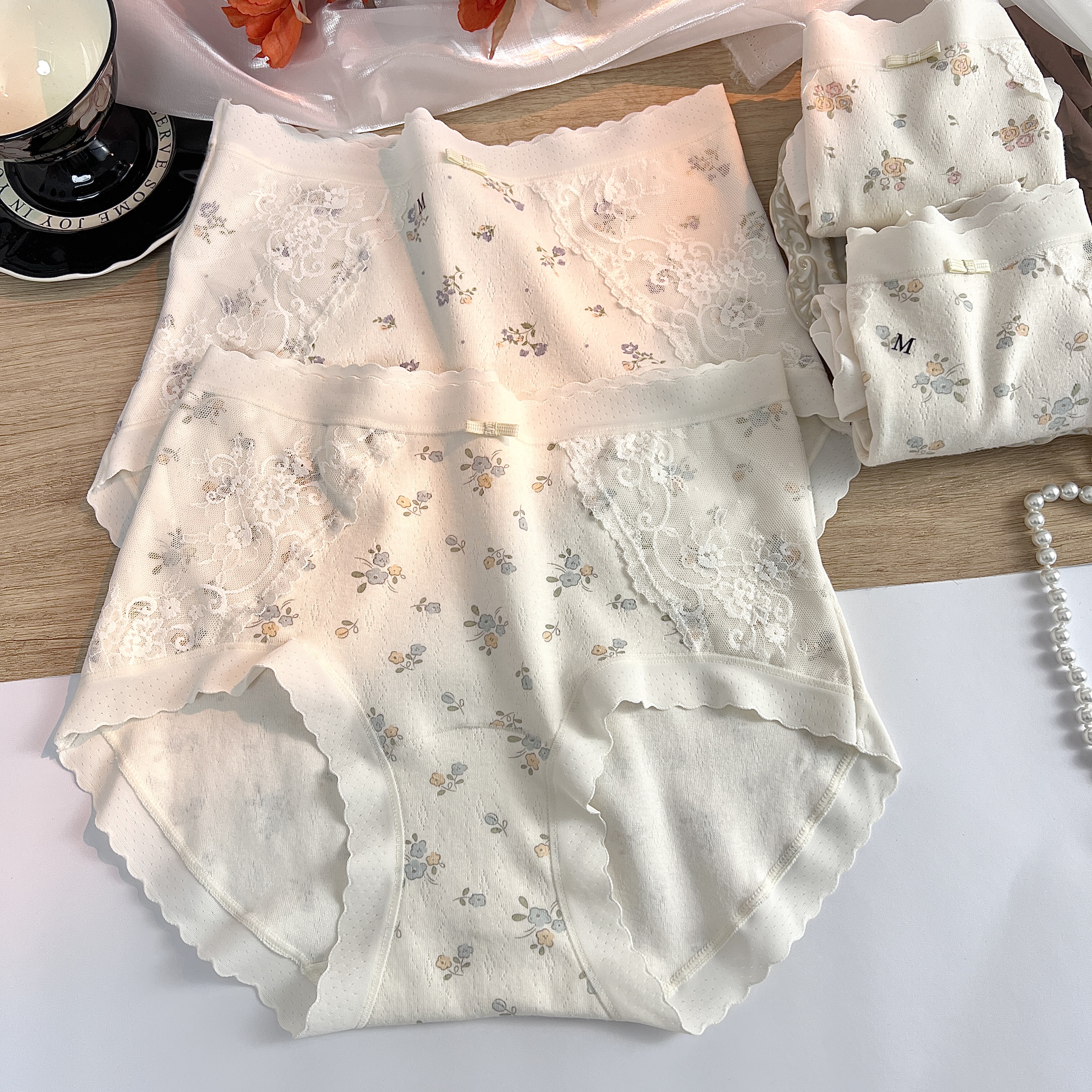 聚乳酸抑菌纯棉高腰加长裆三角裤