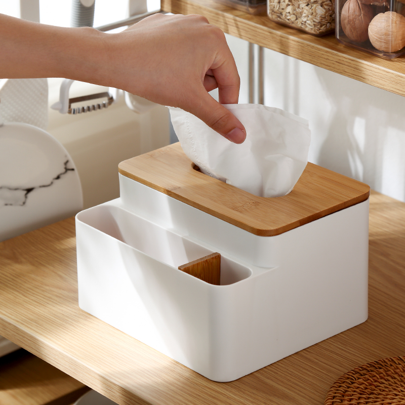 轻奢北欧ins家用多功能纸巾盒