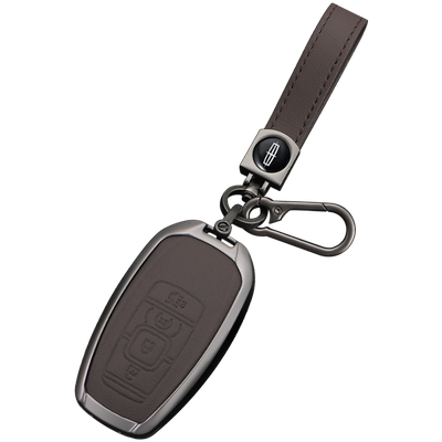 林肯钥匙套金属真皮保护壳