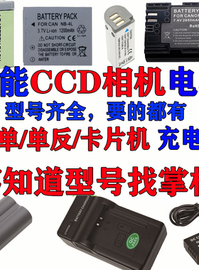 佳能CCD老相机单反电池/E17/E6/NB-1LH/2L/4L/4L/6L/5L/7L/8L/11L