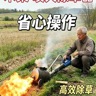 多功能喷火除草机 便携式柴火除草器 农用高温烧草机