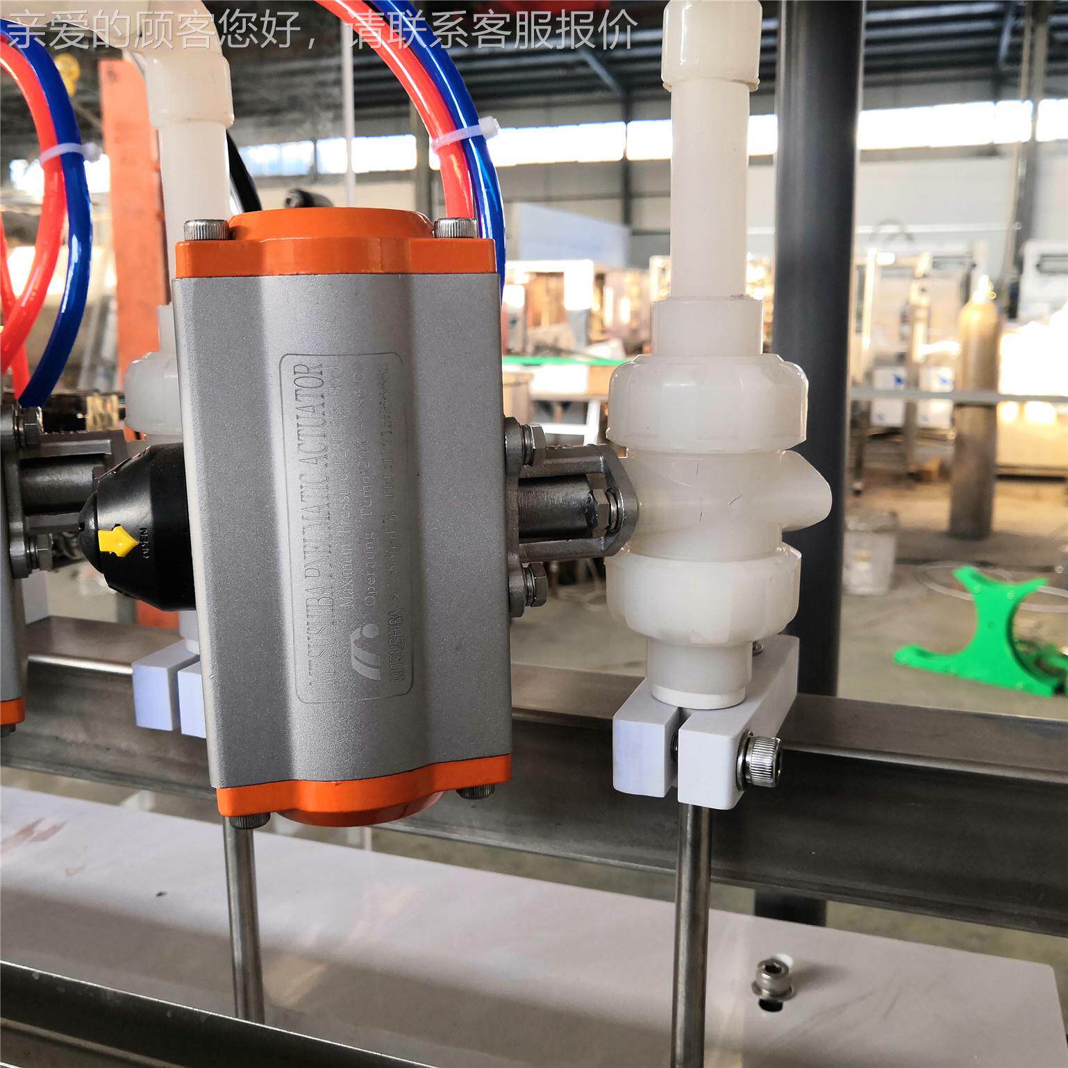 813消毒灌机 全头自动液厨房除油剂洁厕液防腐灌装机 6自流灌装