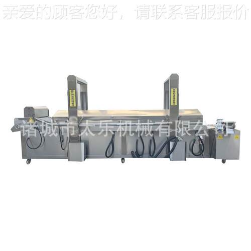 商用大肉型鱼豆油炸流水自动油炸设备调理TLN腐制线品油炸线