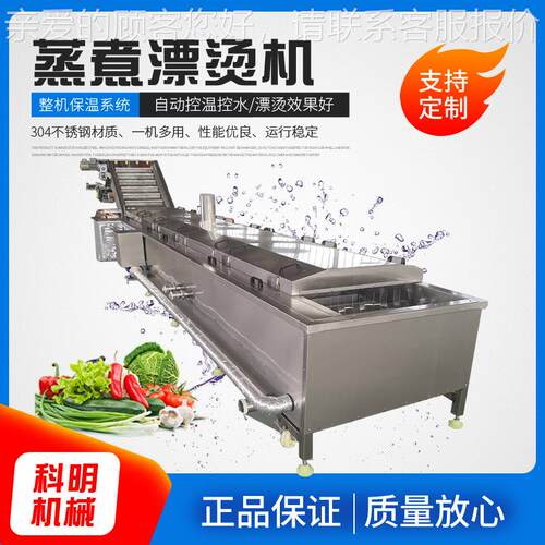 水厂家果蔬漂烫小青菜机漂烫BXI固色杀青流油线菜菠菜清洗漂烫线