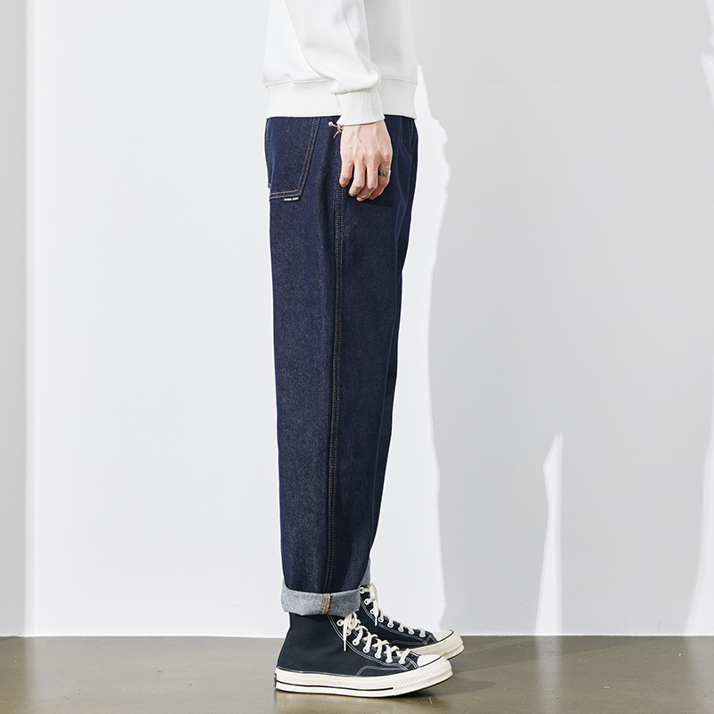 原色长裤牛仔裤雅仓拉链秋季