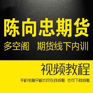 期货大赛亚军陈向忠 期货培训视频 日内短线交易 实战技术分享