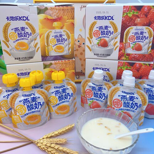 卡地乐燕麦嚼酸奶饮品