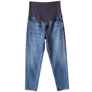 孕妇裤子牛仔裤春秋款外穿大码直筒裤秋冬季加绒加厚春装2025新款