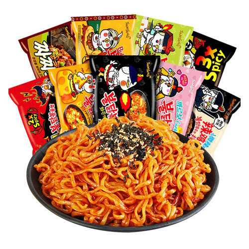 韩国超辣爽口多种口味火鸡面