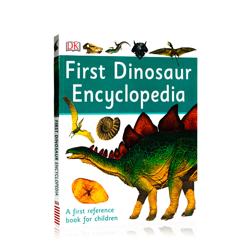 进口英文原版正版DK恐龙百科全书 First Dinosaur Encyclopedia 图解词典 儿童学习参考书 First Reference 儿童百科科普图书