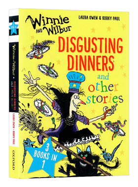 牛津精品读物 女巫温妮系列恶心的晚餐 英文原版读物WINNIE & WILBUR: DISGUSTING DINNERS 吴敏兰书单温妮女巫魔法读物