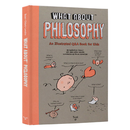 来看看哲学 What About Philosophy 英文原版 儿童科普知识图画书插图百科绘本 进口儿童读物7-12岁 精装大开 Twirl法国艺术品牌