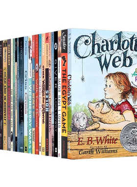 Newbery纽伯瑞英文原版书 charlotte's web夏洛特的网penny from heaven holes别有洞天威灵顿传奇纽伯瑞儿童文学奖初中生英语小说