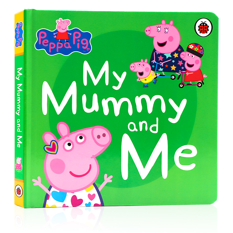进口英文原版绘本 小猪佩奇妈妈和我 Peppa Pig My Mummy and Me 母亲节 粉红猪小妹 英语启蒙认知亲子互动图画故事书精装纸板