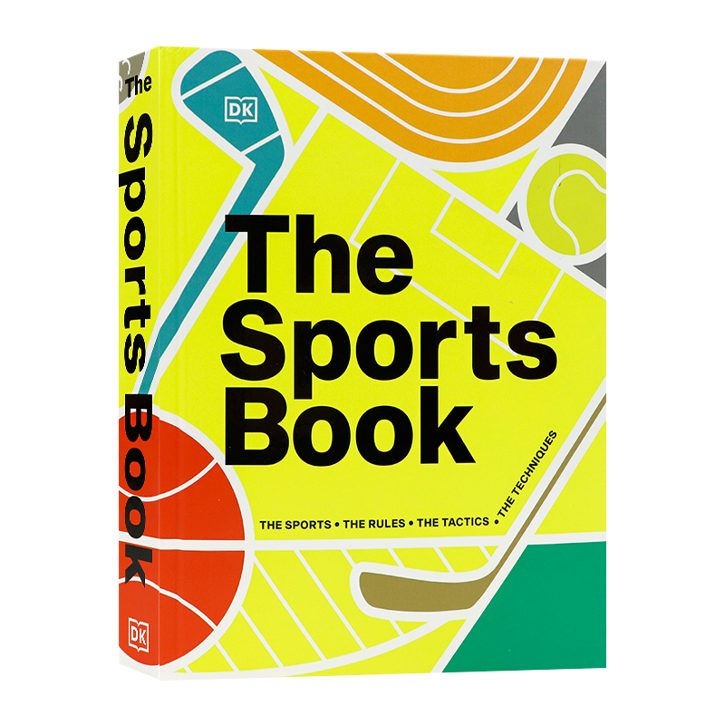 DK精品 运动百科全书 英文原版 The Sports Book 运动迷必备百科 专业 + 趣味双在线，体育爱好者珍藏之选 图文全彩 精装