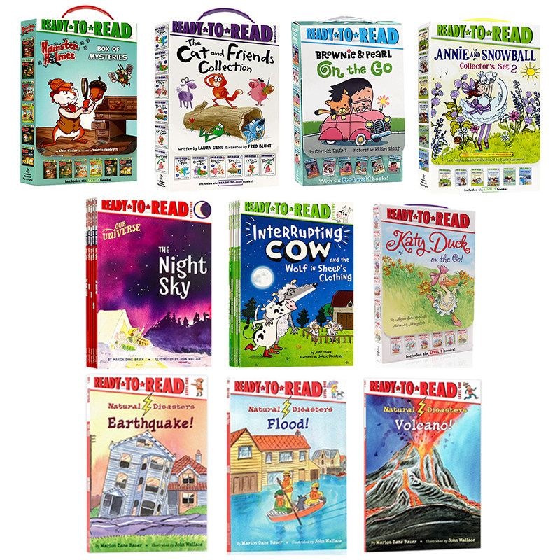 Ready-to-Read系列 安妮和雪球6本盒装 The Cat and Friends Collection 英文原版 儿童英语分级读物 2-5岁 平装 Cynthia Rylant,书籍/杂志/报纸,儿童读物原版书,淘宝优惠券,粉丝福利购,淘宝优惠卷