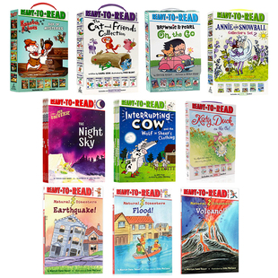 Ready-to-Read系列 安妮和雪球6本盒装 The Cat and Friends Collection 英文原版 儿童英语分级读物 2-5岁 平装 Cynthia Rylant