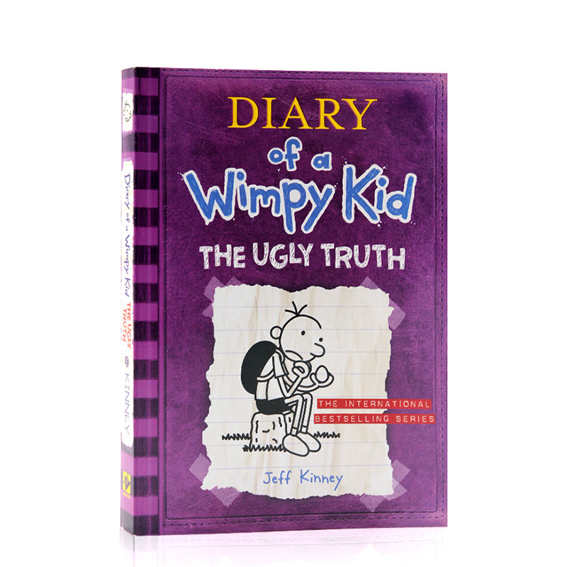 进口英文原版正版 小屁孩日记5 Diary of a Wimpy Kid Book 5 The Ugly Truth 丑陋的真相 哭包日记 美版儿童课外英语读物,书籍/杂志/报纸,原版其它,淘宝优惠券,粉丝福利购,淘宝优惠卷