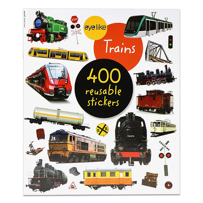 EyelikeStickers火车主题贴纸书
