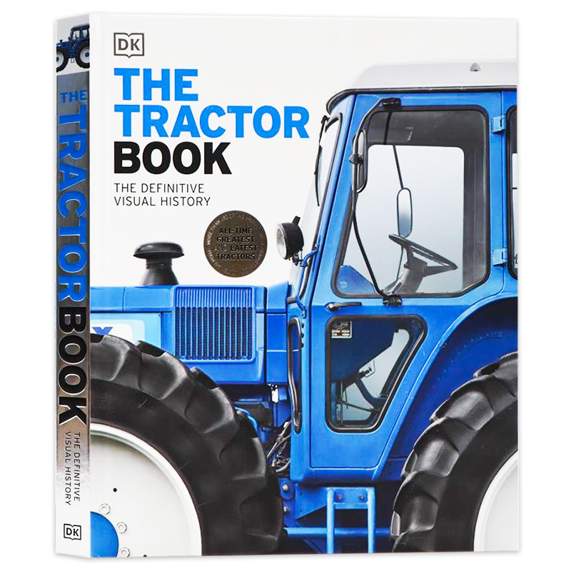 DK拖拉机百科书 英文原版 The Tractor Book 视觉图解图鉴 农业机械产品设计全彩页艺术画册彩色插图 大开精装 拖拉机科普百科读物