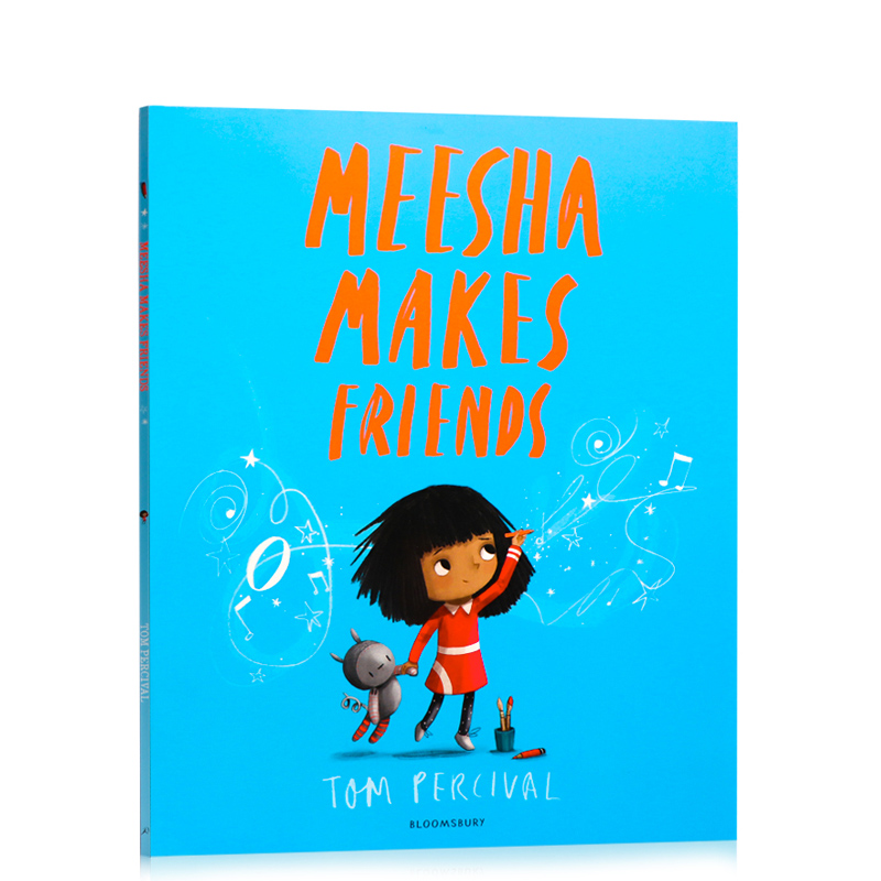 进口英文原版正版 Meesha Makes Friends 美莎找朋友 儿童情绪管理绘本图画故事书 亲子阅读 Big Bright Feelings 大开眼界 3~6岁