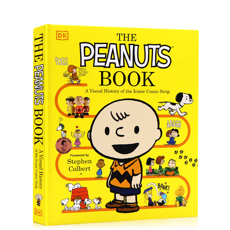 英文原版DK 史努比花生漫画经典漫画视觉历史指南 The Peanuts Book: A Visual History of the Iconic Comic Strip儿童艺术连环画