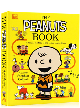 英文原版DK 史努比花生漫画经典漫画视觉历史指南 The Peanuts Book: A Visual History of the Iconic Comic Strip儿童艺术连环画
