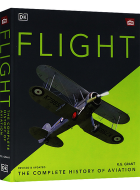 DK飞行大百科 英文原版 Flight 精装 DK图解百科全书科普读物 了解飞行器 R.G. Grant 精美插图 原装进口飞机图解