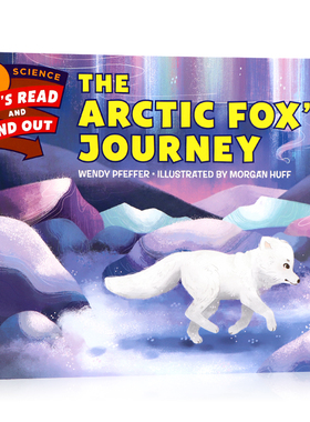 英文原版绘本阅读并发现1阶段  The Arctic Fox’s Journey 北极熊之旅 儿童动物科学启蒙绘本 亲子睡前图画故事书 课外阅读书籍