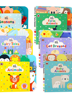 小瓢虫宝宝触摸书错层书6册 英文原版绘本 Baby Touch  低幼儿童触感训练认知 亲子共读睡前趣味故事纸板书Ladybird出版1-3岁