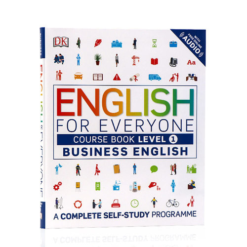 进口英文原版正版DK 商务英语L1课本教材书带音频和答案English for Everyone Business English Level 1 Course Book自学教材