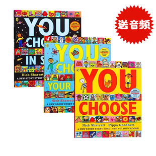 Sharratt平裝 Choose Your Space 繪本 英文原版 Dreams 超凡想象益智大書系列3冊You 大開兒童英語早教啟蒙 想象力培養(yǎng) 名家Nick
