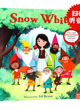 白雪公主 英文原版绘本 Fairy Tales Snow White 经典童话故事系列亲子共读睡前故事书 儿童语言启蒙英语读物 Nosy Crow 平装