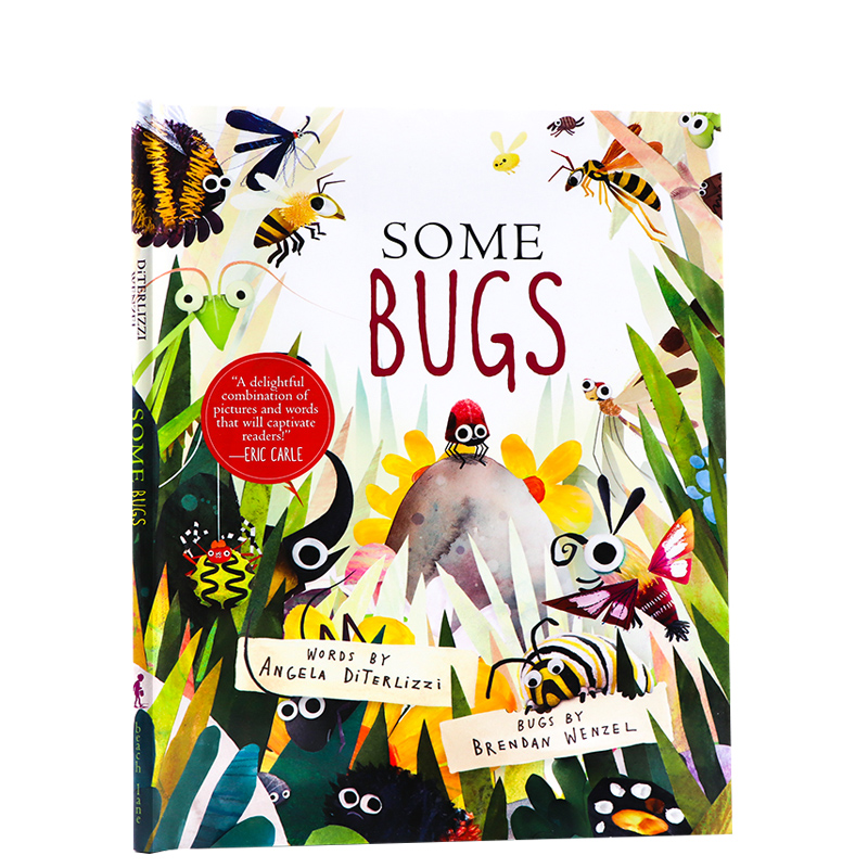进口英文原版正版 有些昆虫 Some Bugs 凯迪克大奖作者Brendan Wenzel新作They All Saw a Cat 精装大开 动物启蒙精美插画