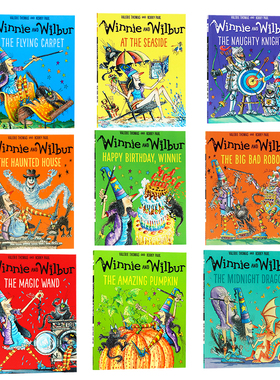 女巫温妮绘本系列Winnie and Wilbur 牛津精品绘本 英文原版绘本  吴敏兰书单温妮女巫魔法绘本图画故事书插图童书 万圣节主题绘本